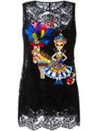 Dolce & Gabbana Sicilian Embroidered Motif Top