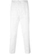 Dondup - Cropped Trousers - Men - Cotton/linen/flax - 34, White, Cotton/linen/flax