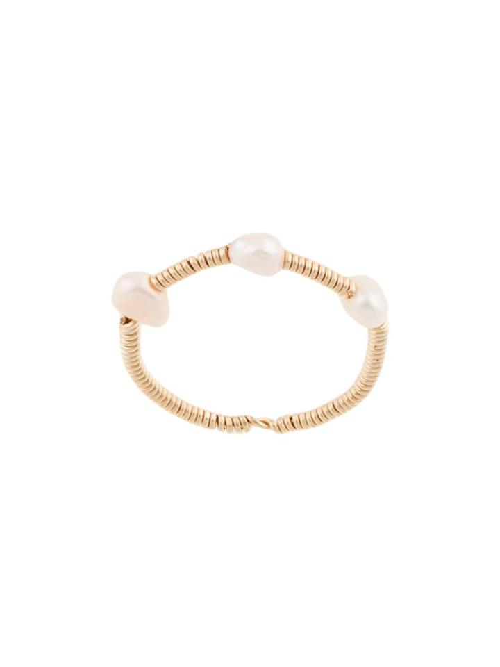 Petite Grand Maya Bay Ring (pearl) - Metallic