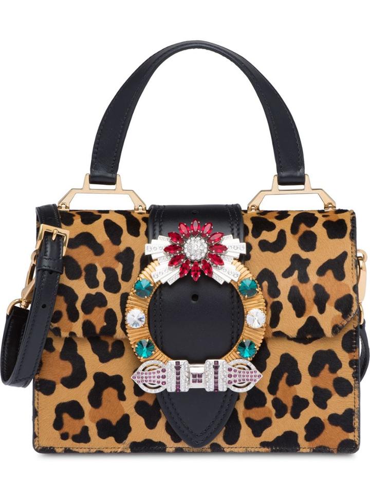 Miu Miu Lady Calf Hair Bag - Brown