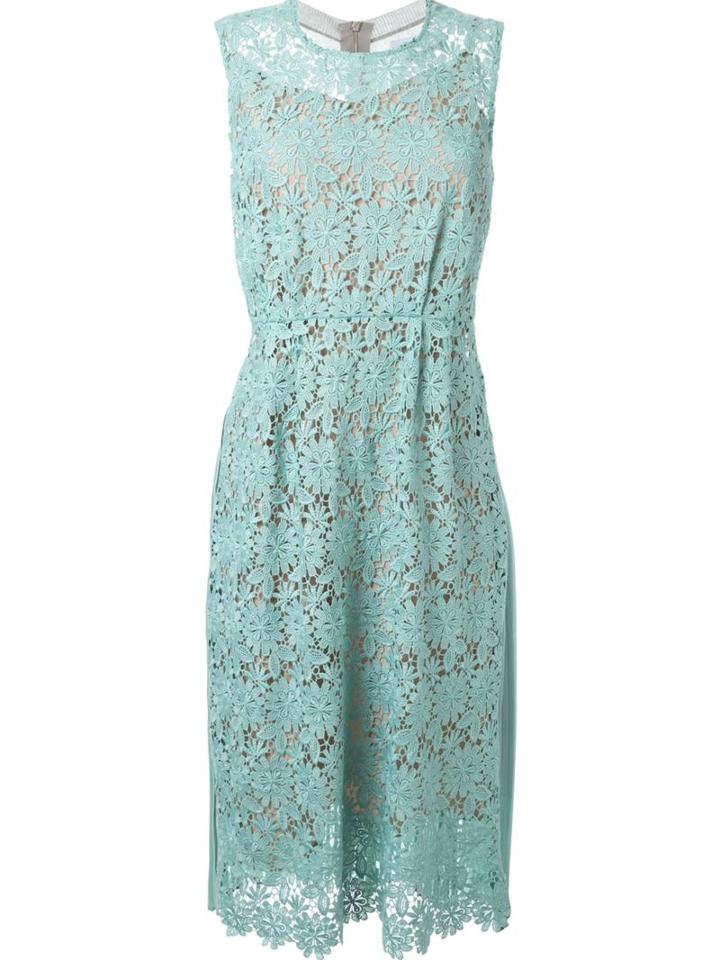Muveil Floral Lace Midi Dress