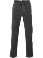 Massimo Alba Straight Trousers, Men's, Size: 50, Grey, Cotton