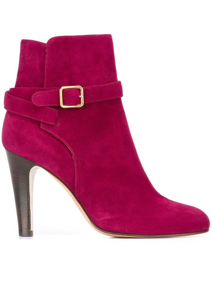 Michel Vivien Buckled-strap Ankle Boots