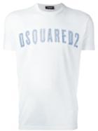 Dsquared2 Vintage Embroidered Logo T-shirt, Men's, Size: Xxxl, White, Cotton