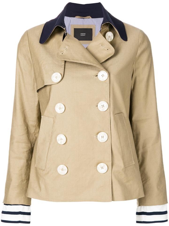 Steffen Schraut Double Breasted Jacket - Nude & Neutrals