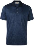 Canali Twisted Houndstooth Polo Shirt