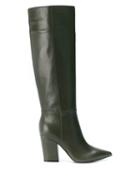 Sergio Rossi Knee High Boots - Green