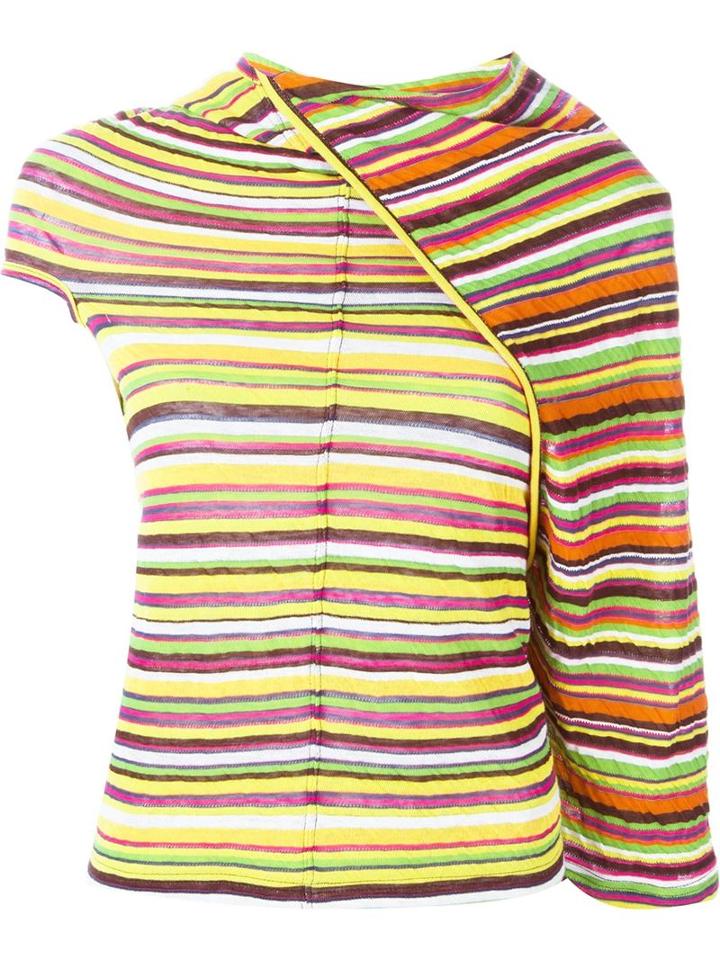 Junya Watanabe Comme Des Garçons Striped Top, Women's, Size: Medium, Cotton