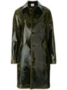 Brognano Distressed Detail Coat - Green