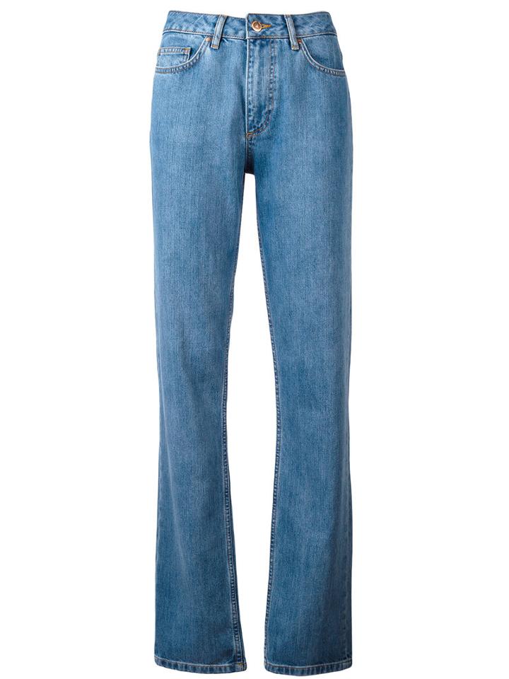 Aalto Straight-leg Jeans, Women's, Size: 36, Blue, Cotton