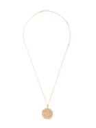 Azlee Medallion Pendant Necklace - Yellow