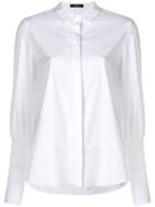 Steffen Schraut Ribbed Cuffs Shirt - White