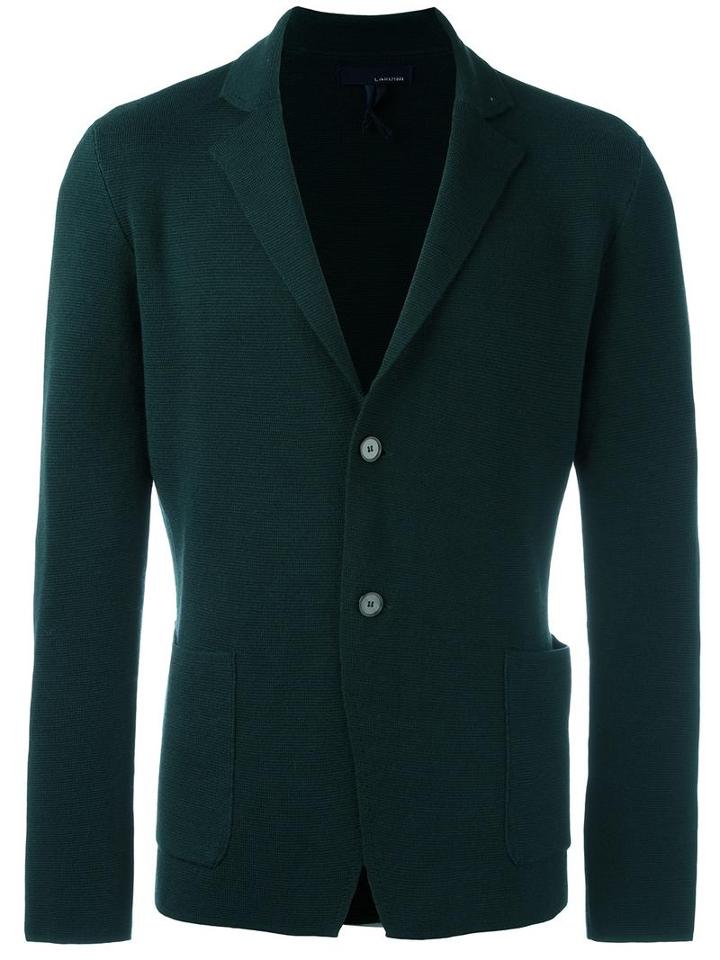 Lardini 'spencer' Blazer, Men's, Size: 46, Green, Wool