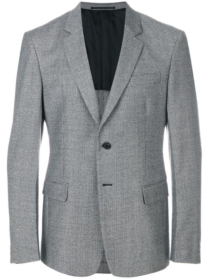 Prada Patterned Blazer - Grey