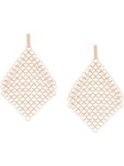 Saskia Diez Mesh Earrings - Gold