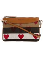 Burberry Heart Print Crossbody Bag, Women's, Nude/neutrals