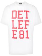 Raf Simons Detlef E81 Print T-shirt - White