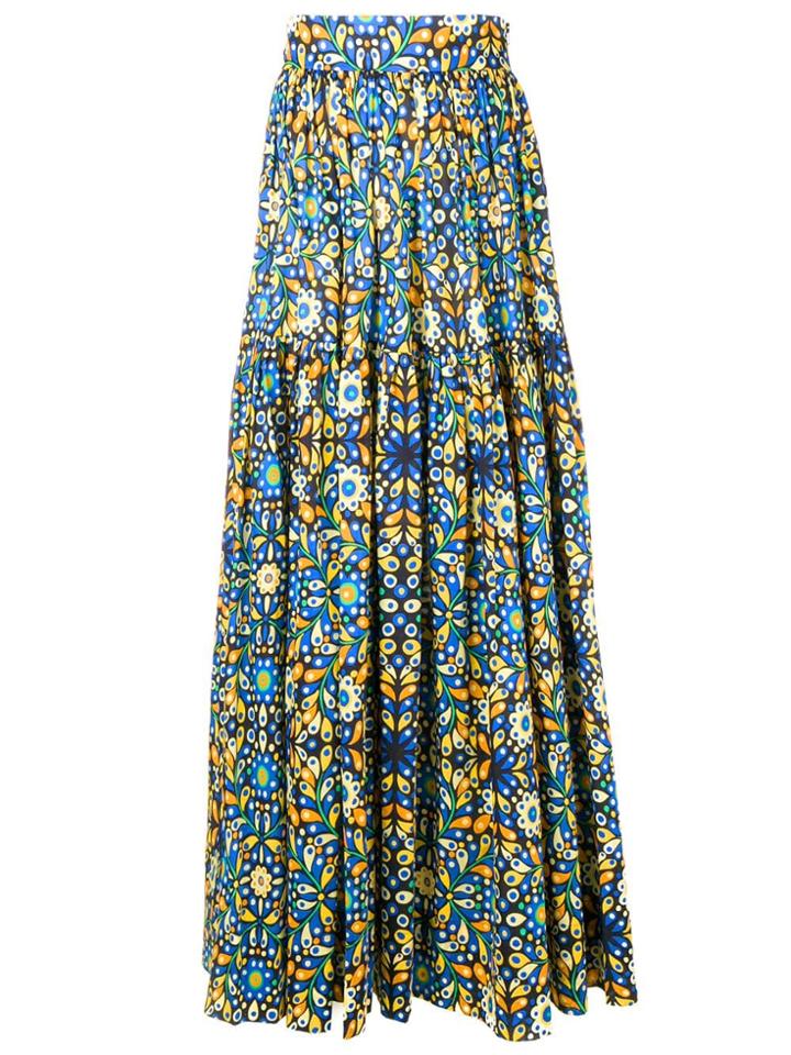 La Doublej Multicoloured Maxi Skirt - Yellow