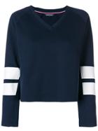 Tommy Hilfiger Stripe Sleeve Sweatshirt - Blue