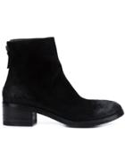 Marsèll Rear Zip Ankle Boots - Black