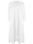 Vilshenko Broderie Anglaise Shirt Dress - White