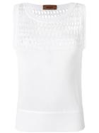 Missoni Cut-detail Knitted Vest - White