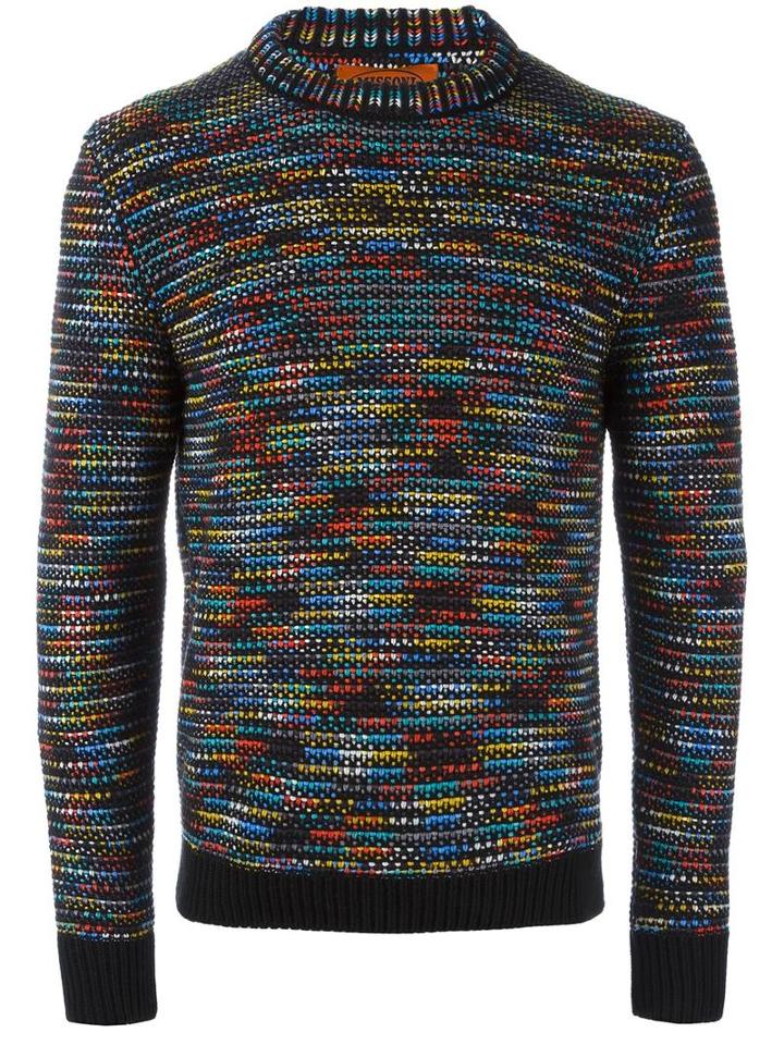 Missoni Crew Neck Jumper, Men's, Size: 50, Cashmere
