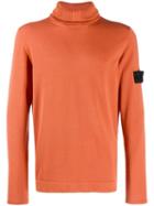 Stone Island Shadow Project Fine Knit Jumper - Orange