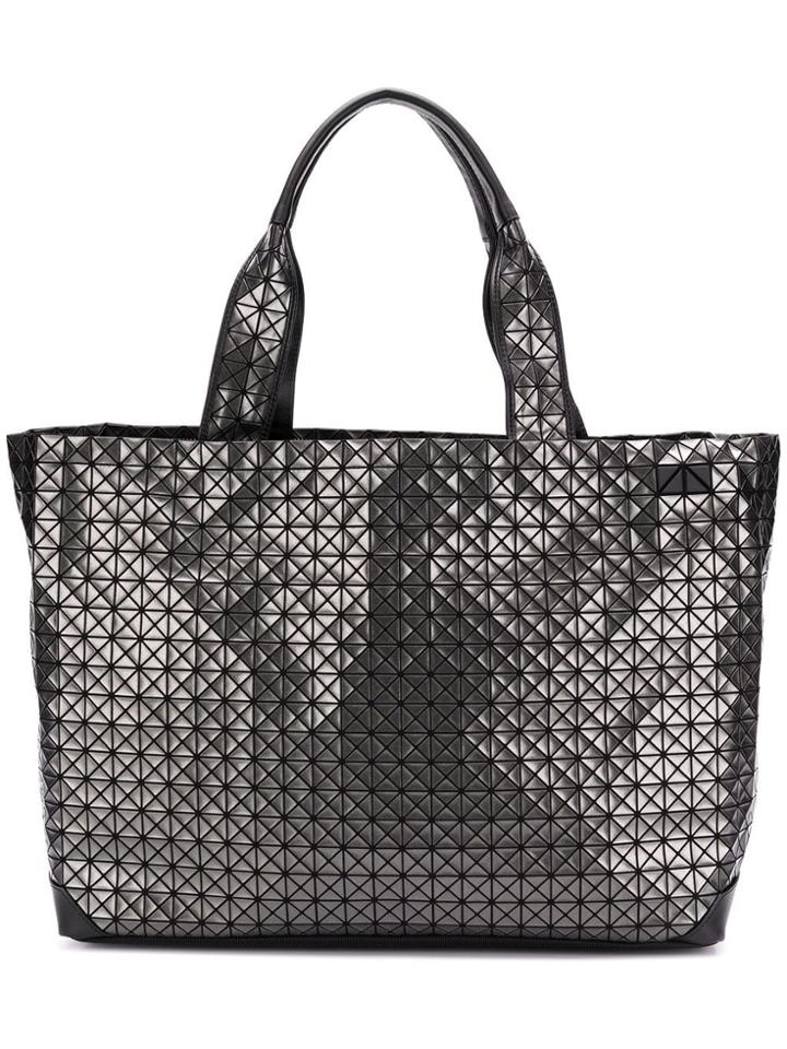 Bao Bao Issey Miyake Geometric Print Tote Bag - Grey
