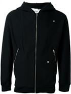 Mow Zip Up Elastic Cuff And Waist Hoodie