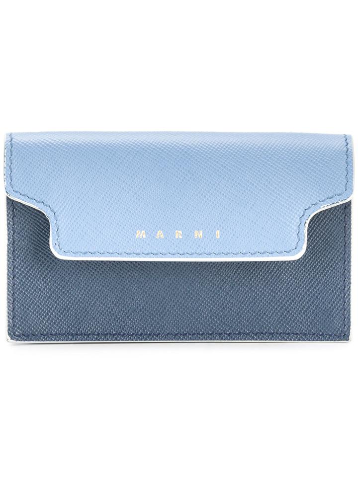 Marni Rectangular Design Purse - Blue