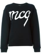 Mcq Alexander Mcqueen Handwritten Mcq Print Sweatshirt, Women's, Size: Xs, Black, Cotton
