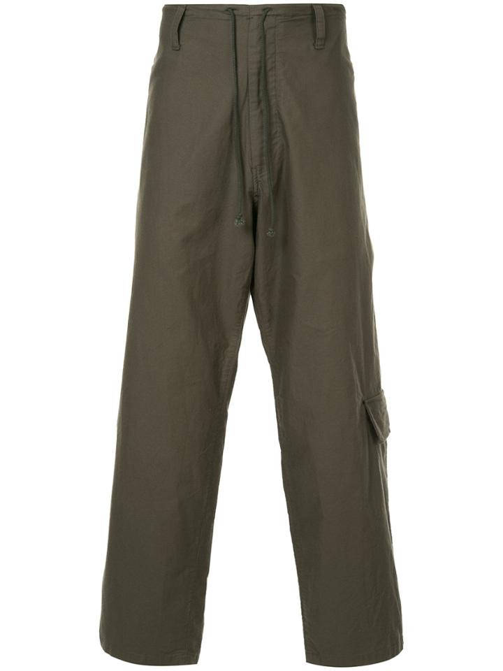 Yohji Yamamoto Cargo Pocket Trousers - Green