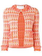 Tassel Detail Jacket - Women - Cotton/polyester/spandex/elastane/viscose - L, Yellow/orange, Cotton/polyester/spandex/elastane/viscose, Giada Benincasa
