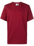Adidas Adidas Originals Allover Trefoil Print T-shirt - Red