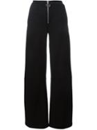Off-white Front Zip Fastening Trousers, Women's, Size: Xs, Black, Polyamide/polyester/spandex/elastane/viscose