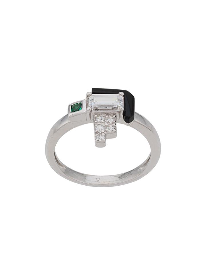 V By Laura Vann Elodie Ring - Silver