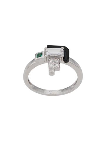 V By Laura Vann Elodie Ring - Silver