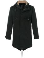 Ten C Hooded Coat - Black