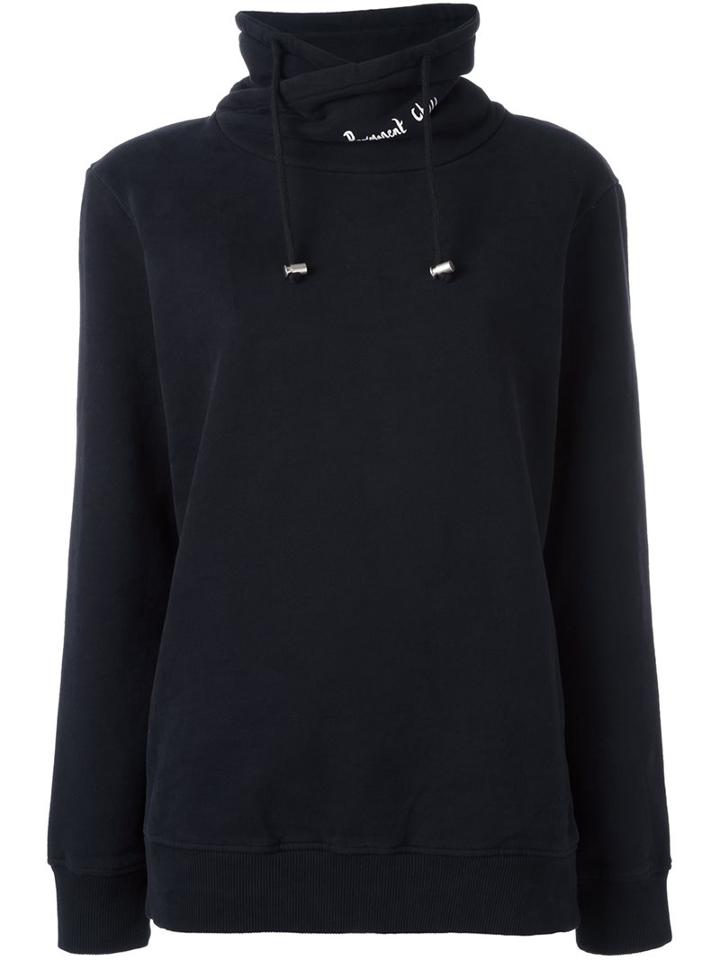Each X Other High Neck Sweatshirt, Women's, Size: Medium, Black, Cotton