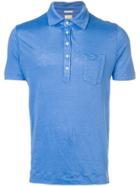 Massimo Alba Short Sleeved Polo Shirt - Blue