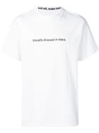 F.a.m.t. Usually Dressed Printed T-shirt - White