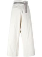 Brunello Cucinelli Embellished Belt Cropped Trousers
