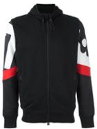 Hydrogen Zipped Hoodie, Men's, Size: Xl, Black, Cotton/polyester/spandex/elastane
