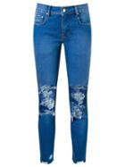 Amapô Skinny Jeans, Women's, Size: 38, Blue, Cotton/elastodiene