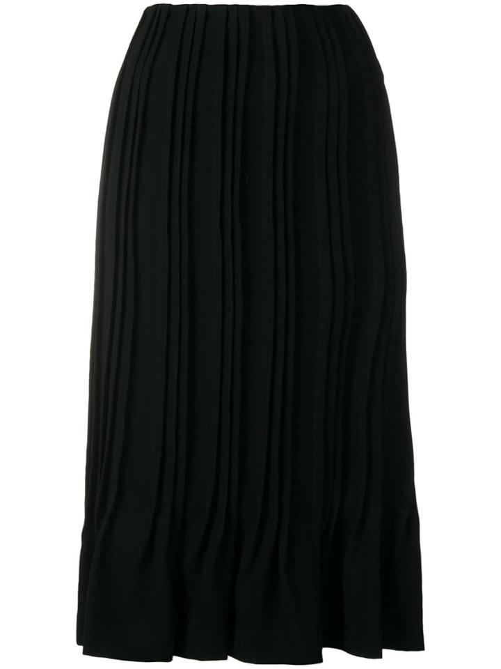 Marco De Vincenzo Pleated Skirt - Black