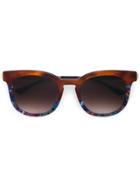 Thierry Lasry Penalty Square Sunglasses - Brown