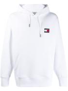 Tommy Jeans Logo Drawstring Hoodie - White