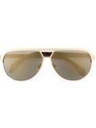 Alexander Mcqueen Aviator Sunglasses, Men's, Grey, Acetate/metal