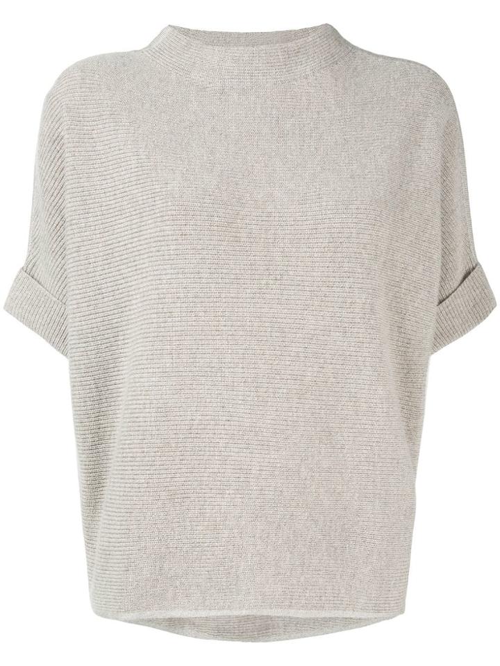 Max & Moi Pull Over Round Neck Lurex - Nude & Neutrals